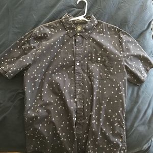 Blue Volcom button up